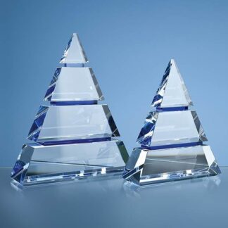 Luxor Triangle Crystal Glass Award