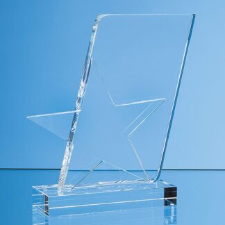 Crystal Mounted Angle Star Award CG7009