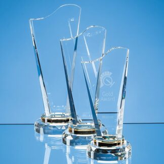 Golden Torch Crystal Glass Award CG5010