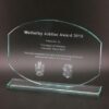 Oval Frame Jade Glass Award ROA09