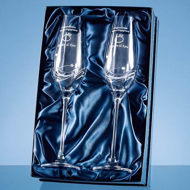 presentation box for champagne flutes