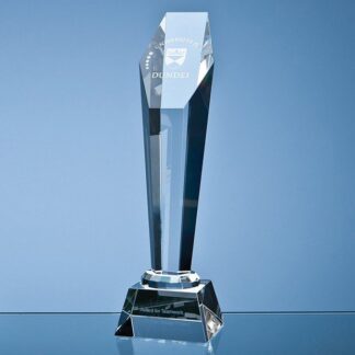 Tall Column Glass Trophy CG3013