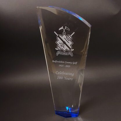 shard crystal glass award