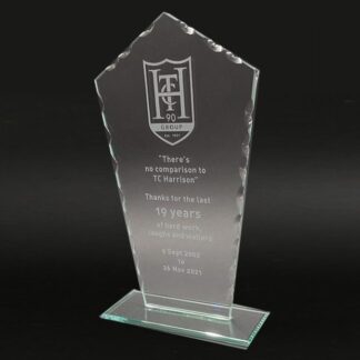 Cut Arrow Glass Award PJ3