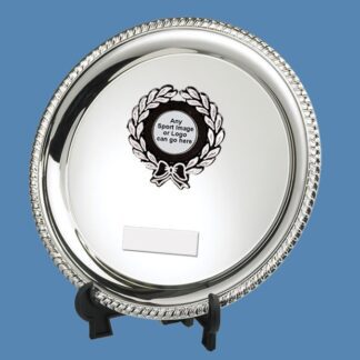 Beaded Silver Salver Trophy with Centre AA7/8