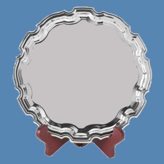 Heavy Guage Nickel-Plated Chippendale Tray S3