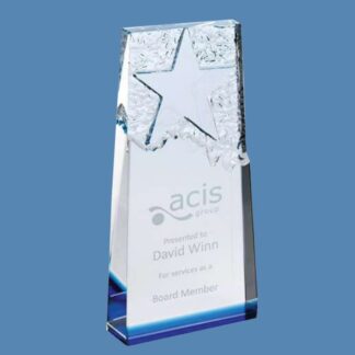 Blue Star Glass Award AC16/4