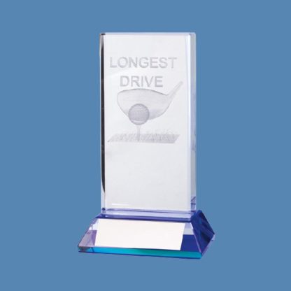 Davenport Longest Drive Crystal Glass Award CR20222C