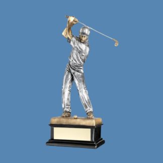 Back Swing Golfer Resin Trophy JR2-RF517