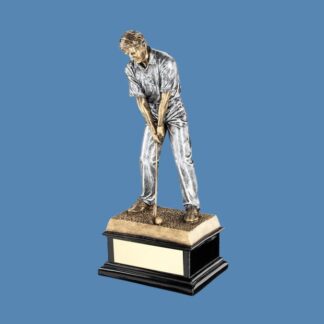 Start of Swing Golfer Resin Trophy JR2-RF519