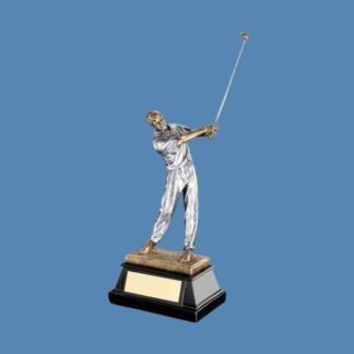 End of Swing Golfer Resin Trophy JR2-RF521