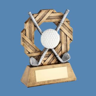 Octo Ribbon Golf Resin Trophy JR2-RF762