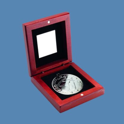 Silver Golf Medal with Wooden Box JR2-TY35B