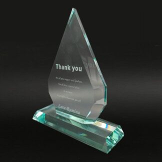 Spike Glass Plaque Award AC14/2