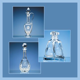 Engraved Decanters and Sets