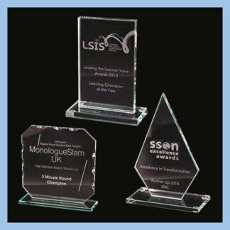 Engraved Glass Plaques
