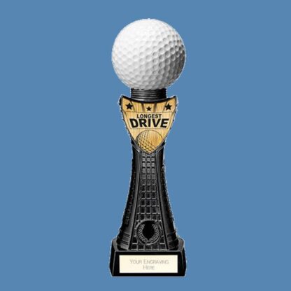 Black Viper Longest Drive Golf Resin Trophy PM22524