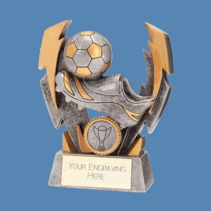Flash Bolt Football Resin Trophy BF10/3