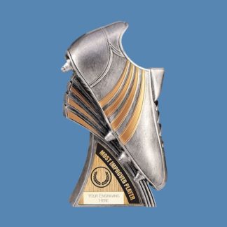 Silver Boot Most Improved Football Resin BF12/3C