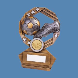 Football and Boot Resin Trophy BF4/1