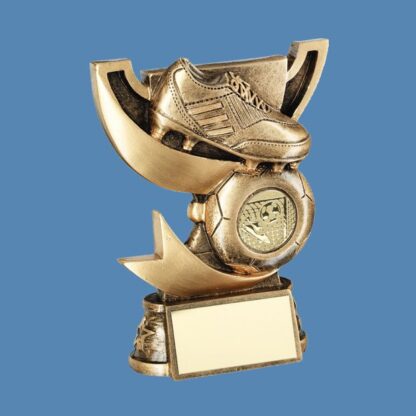 Gold Football Cup Resin Trophy BF5/4