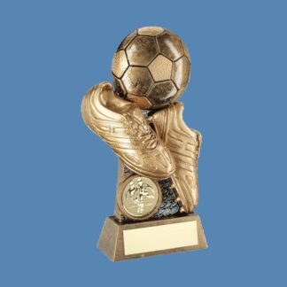Football and Boots Resin Trophy BF8/2