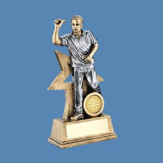 Male Darts Player Resin Trophy BD2/1