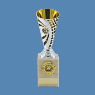 Silver and Gold Football Trophy Cup BF19/2