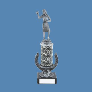 Silver Female Darts Trophy BD7/1