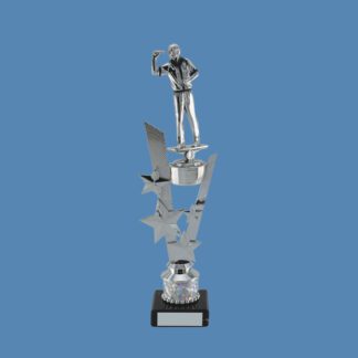 Male Darts Figure and Stars Trophy BD7/6