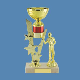 Male Darts Figure and Stars Cup BD9/1
