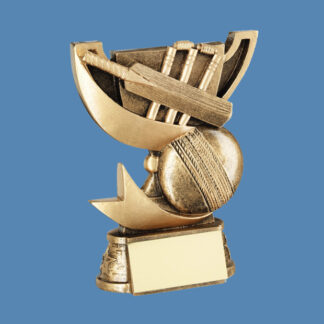 Cricket Trophy Cup Resin BK4/4