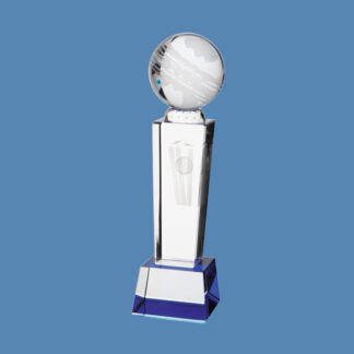 Tribute Cricket Glass Trophy CR20248