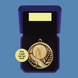 Cricket Medal in Velvet Box BA5/6