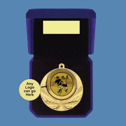 Football Medal in Velvet Box BA5/1