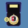 Football Medal in Velvet Box DA5/1 - Image 2