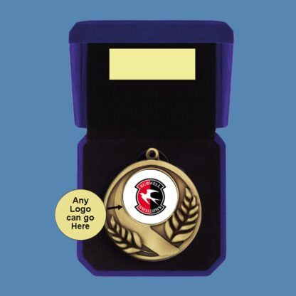Football Medal in Velvet Box BA5/6