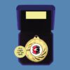 Football Medal in Velvet Box BA5/7