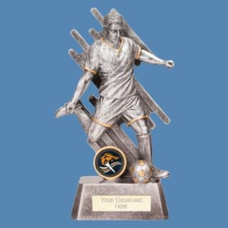 Male Footballer Resin Trophy CF11/1
