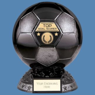 Top Goalscorer Black Football Trophy CF2/4