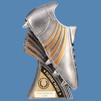 Silver Boot Players’ Player Football Resin CF4/3