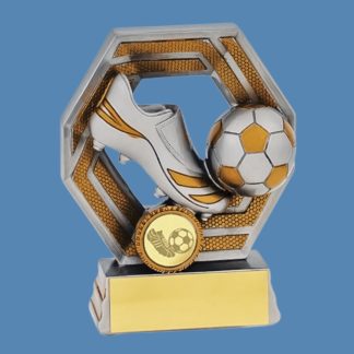 Football and Boot Resin Trophy CF6/3