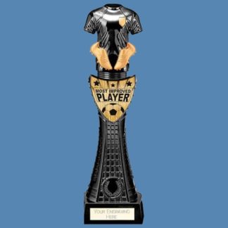 Black Viper Most Improved Player Football Shirt Trophy PM22311