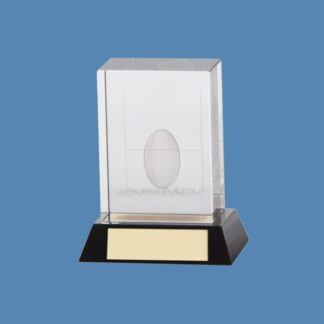 Conquest Rugby Glass Award CR7221A
