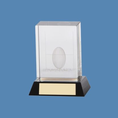 Conquest Rugby Glass Award CR7221A
