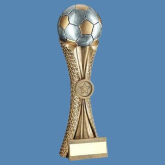 Football Resin Trophy with Mesh Effect JR1-RF352