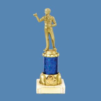Gold Male Darts Figure Trophy DD4/6