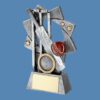 Spiral Cricket Ball and Bat Resin Trophy JR6-RF776 - Image 2