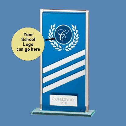 Blue Talisman Mirror Glass Award CR22009