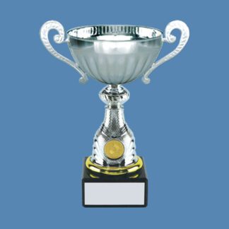 Chrome Presentation Trophy Cup with Centre DA19/4